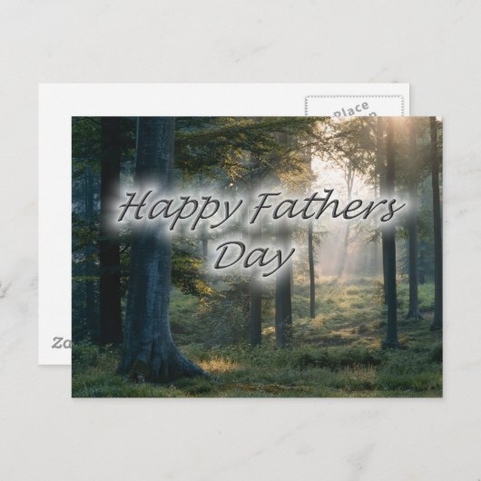 Happy Fathers Day Briefkaart (Voorkant / Achterkant)