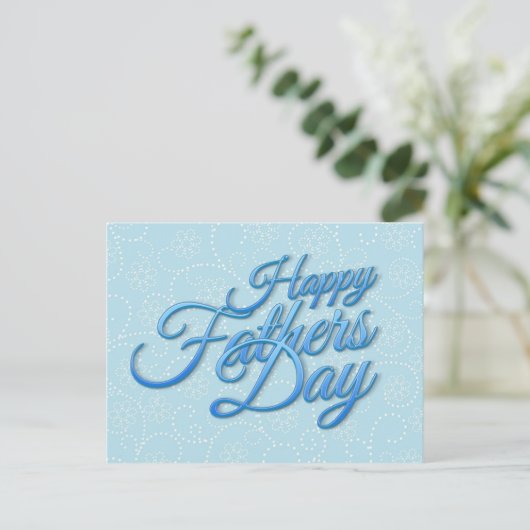 Happy Fathers Day Briefkaart (Staand voorkant)