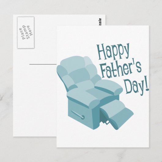 Happy Fathers Day Briefkaart (Voorkant / Achterkant)