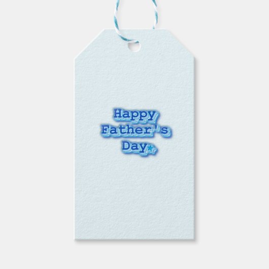 Happy Father's Day Cadeaulabel (Voorkant)