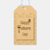Happy Fathers Day Cadeaulabel (Achterkant)