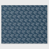 Happy Fathers Day Cadeaupapier (Vlak)