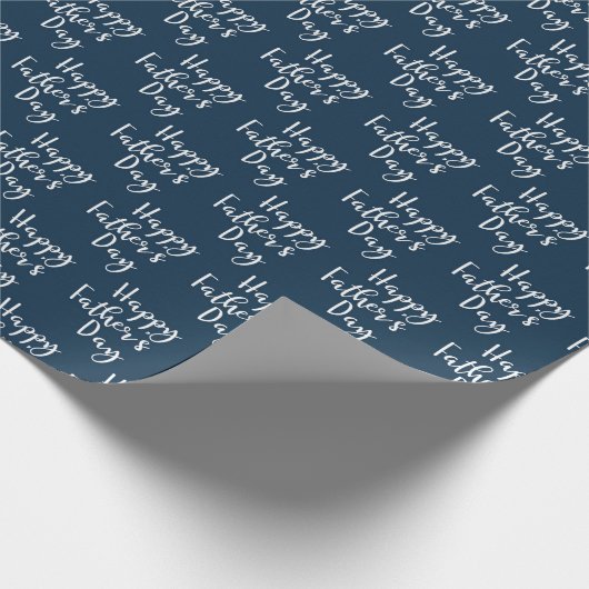 Happy Fathers Day Cadeaupapier (Hoek)