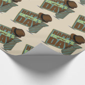 Happy Fathers Day Cadeaupapier (Hoek)