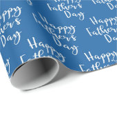 Happy Fathers Day Cadeaupapier (Rol Hoek)
