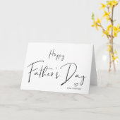 Happy Fathers Day Cadeaus voor vader van kinderen Kaart (Gele Bloem)