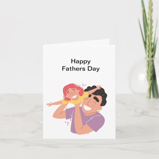 Happy Fathers Day Card (Voorkant)