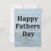 Happy Fathers Day Card Bedankkaart (Voorkant)