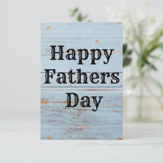 Happy Fathers Day Card Bedankkaart (Staand voorkant)