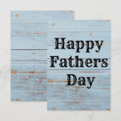 Happy Fathers Day Card Bedankkaart (Voorkant / Achterkant)