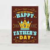 Happy Fathers Day Card Kaart (Voorkant)