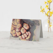 Happy Fathers Day Card Kaart (Gele Bloem)