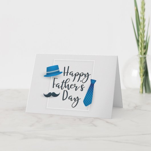 Happy Fathers Day Card Kaart (Voorkant)