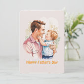 Happy Father's Day Card Kaart (Staand voorkant)