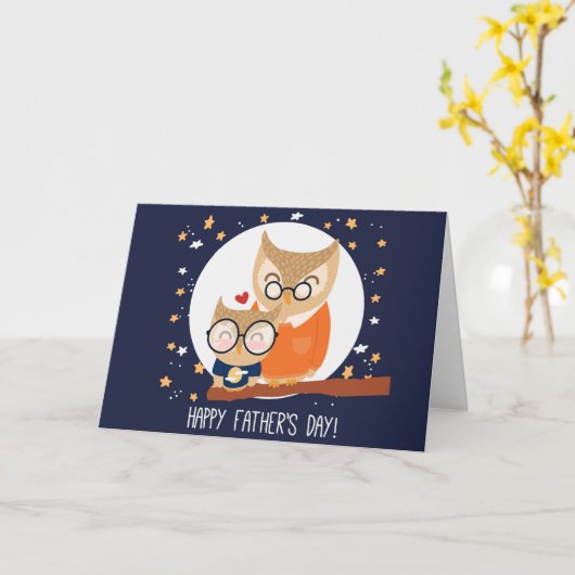 Happy Fathers Day Card Kaart (Gele Bloem)