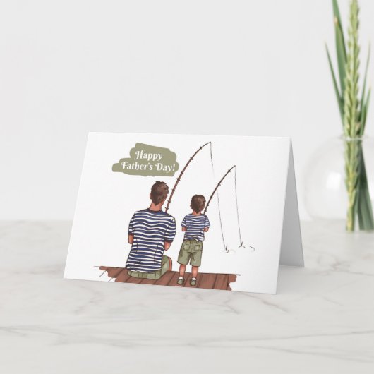 Happy Fathers Day Card Kaart (Voorkant)