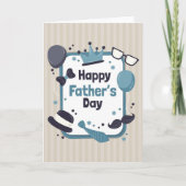 Happy Fathers Day Card Kaart (Voorkant)