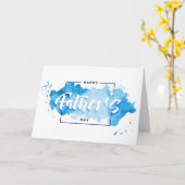 Happy Fathers Day Card Kaart (Gele Bloem)