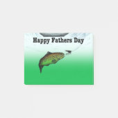 Happy Fathers Day Card-visserij op boten Post-it® Notes (Voorkant)