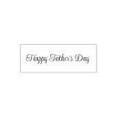 Happy Father's Day Cursive Script Zelfinktende Stempel (Design)