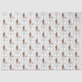 Happy Fathers Day Custom Photo Pattern Tissuepapier