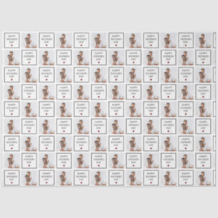 Happy Fathers Day Custom Photo Pattern Tissuepapier