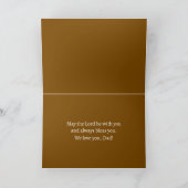 Happy Father's Day Dad Blessings Bible Scripture Kaart (Binnen)