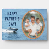 Happy Fathers Day Dad Persoonlijke foto Fotoplaat (voorkant)