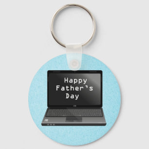 Happy Fathers Day Dads-laptop Sleutelhanger