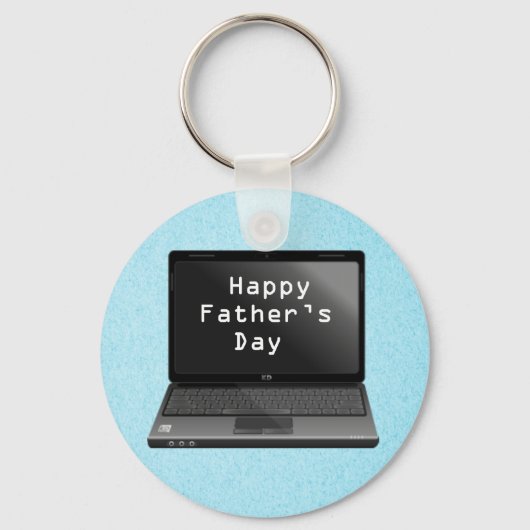 Happy Fathers Day Dads-laptop Sleutelhanger (Voorkant)