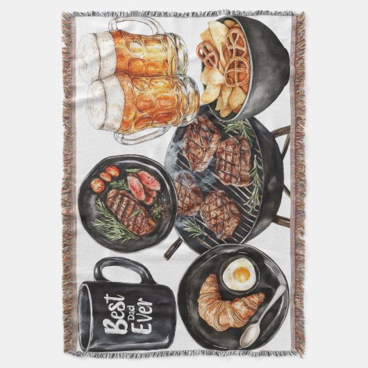 Happy Father's Day Deken (Voorkant Verticaal)