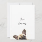 Happy Fathers Day Dog Foto Feestdagenkaart (Achterkant)