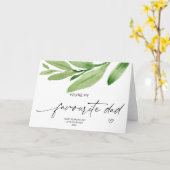 Happy Fathers Day Favoriete vader cadeau van docht Kaart (Gele Bloem)