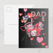 HAPPY FATHER'S DAY  FEESTDAGENKAART (Voorkant / Achterkant)