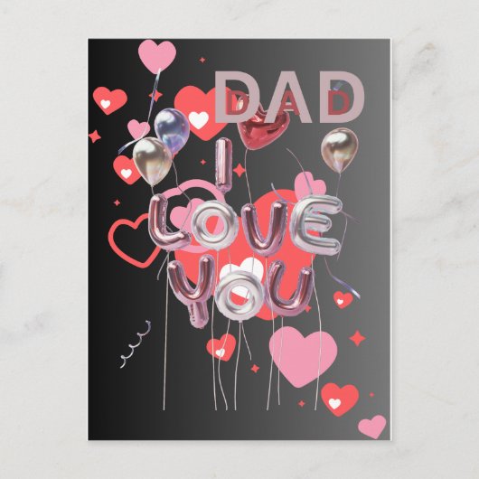 HAPPY FATHER'S DAY  FEESTDAGENKAART (Voorkant)