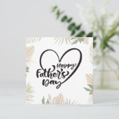 Happy Fathers Day Feestdagenkaart (Staand voorkant)