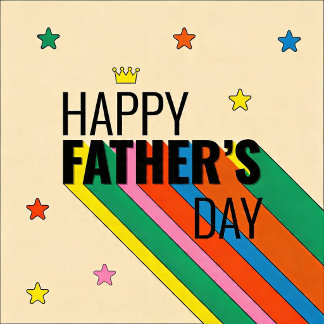 Happy Father's Day Folded Greeting Card Kaart