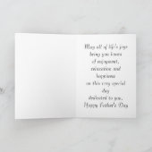 Happy Fathers Day Folded Holiday Kaart (Binnen)