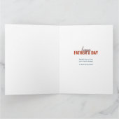 Happy Fathers Day Foto Collage Persoonlijk Kaart (Binnen)