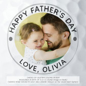 HAPPY FATHERS DAY Foto gepersonaliseerde golfballe Golfballen