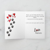 Happy Father's Day from your Labradoodle Dog Kaart (Binnen)