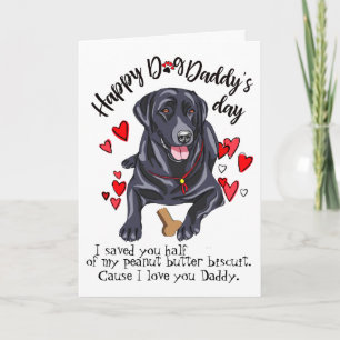 Happy Father's Day from your Labrador Retriever Kaart