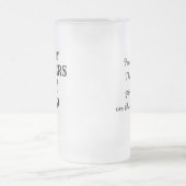 Happy Fathers Day Funny Beer Matglas Bierpul (Center)