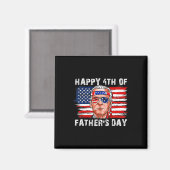 Happy Fathers Day Funny Joe Biden Onafhankelijkhei Magneet (Voorkant / Achterkant)