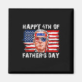Happy Fathers Day Funny Joe Biden Onafhankelijkhei Magneet (Voorkant)