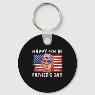 Happy Fathers Day Funny Joe Biden Onafhankelijkhei Sleutelhanger