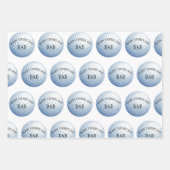 Happy Fathers Day Golf Ball Baller Inpakpapier Vel (Voorkant 2)