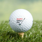 Happy Fathers Day Golf Cool Golfballen (Insitu Shirt)