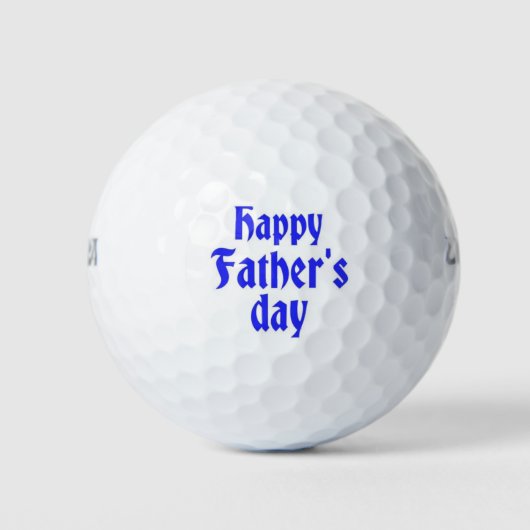 Happy Fathers Day Golfballen (Voorkant)