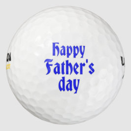Happy Fathers Day Golfballen